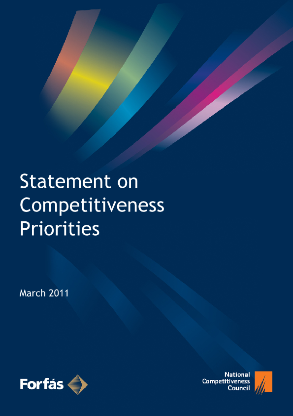 Statement on Competitiveness Priorities 2011
