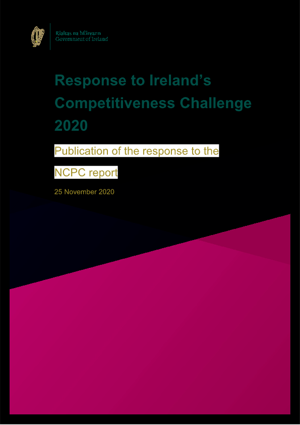 Government's Response to Ireland’s Competitiveness Challenge 2020