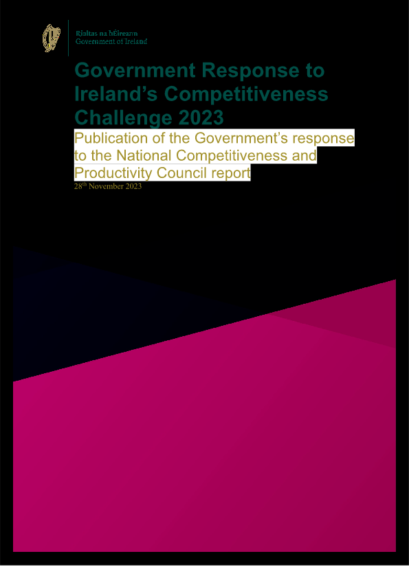 Government Response to Ireland’s Competitiveness Challenge 2023